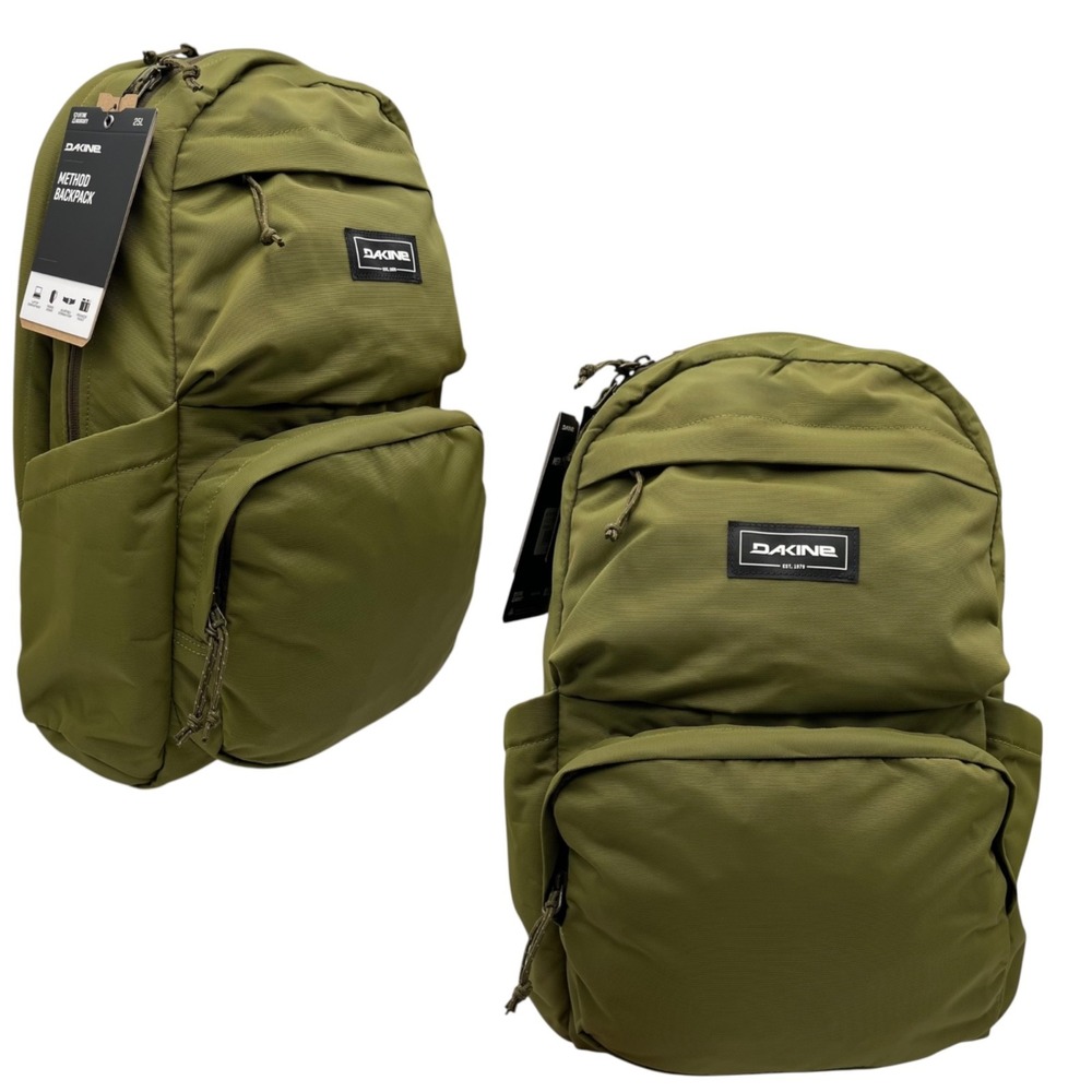 Dakine Unisex Men's Women's Method Backpack 25L Utility Green Size 18x11x6.5"